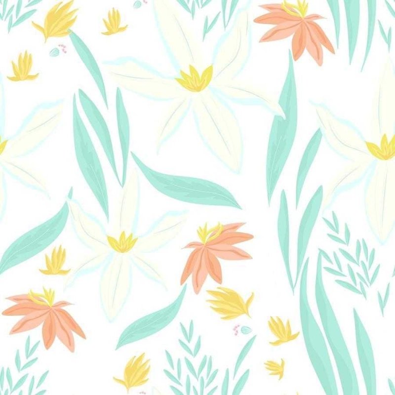 Papel de Parede Adesivo Floral Orquidea N06190 - Papel na Parede