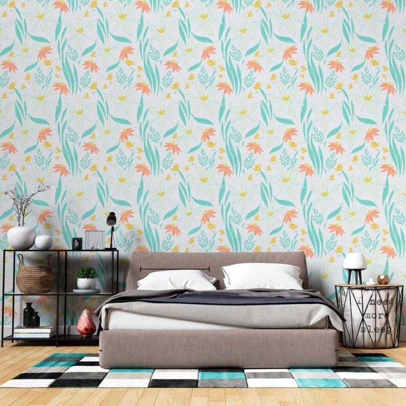 Papel de Parede Adesivo Floral Orquidea N06190 - Papel na Parede