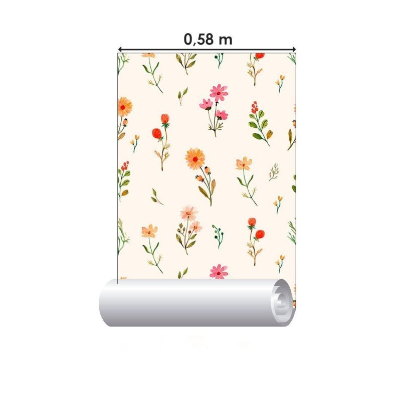 Papel de Parede Adesivo Floral Primavera N013291 - Papel na Parede