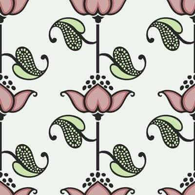 Papel de Parede Adesivo Floral Rosa 1140 - Papel na Parede