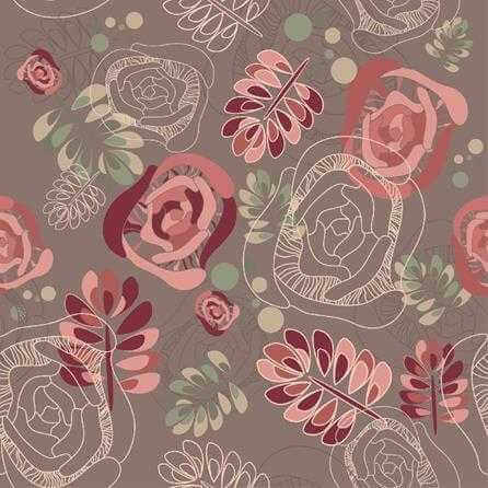 Papel de Parede Adesivo Floral Rosa 210124 - Papel na Parede
