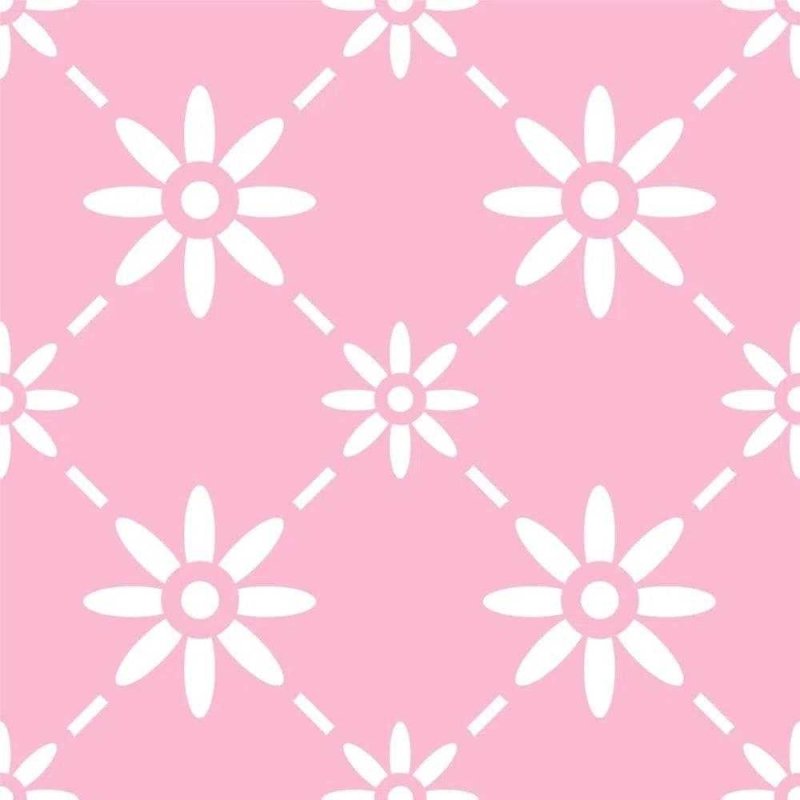 Papel de Parede Adesivo Floral Rosa 751249095 - Papel na Parede