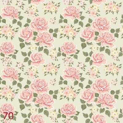 Papel de Parede Adesivo Floral Rosas 102085426 - Papel na Parede