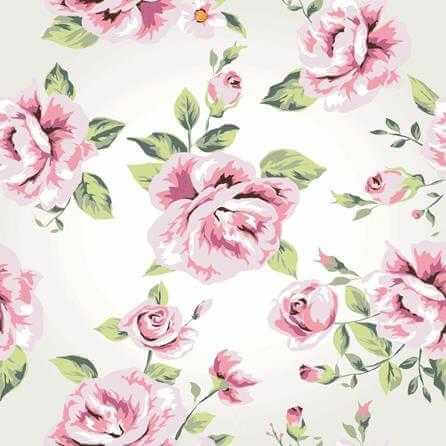 Papel de Parede Adesivo Floral Rosas 121530592 - Papel na Parede