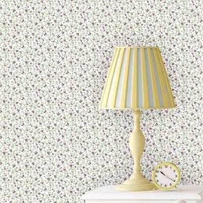 Papel de Parede Adesivo Floral Roxo 13321 - Papel na Parede