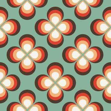 Papel de Parede Adesivo Floral Verde 0162 - Papel na Parede