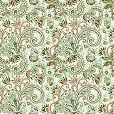 Papel de Parede Adesivo Floral Verde 665 - Papel na Parede