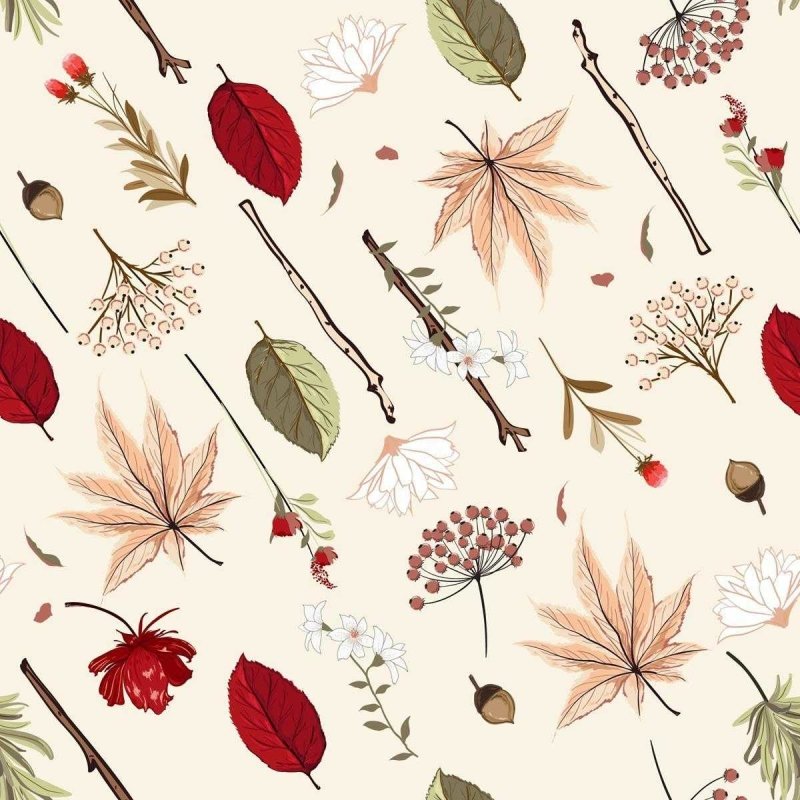 Papel de Parede Adesivo Flores e Folhas N04231 - Papel na Parede