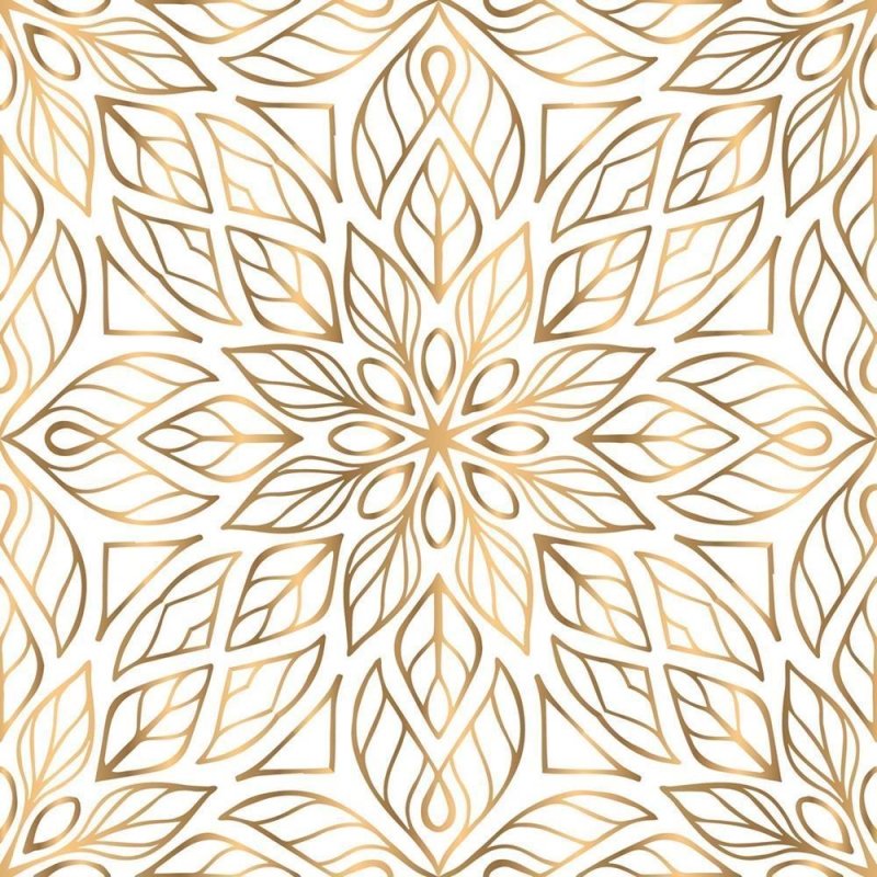Papel de Parede Adesivo Flores geométricas N08164 - Papel na Parede