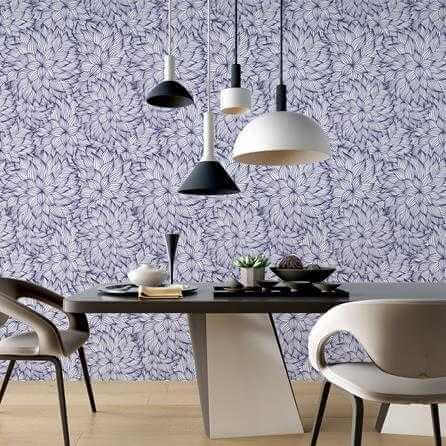 Papel de Parede Adesivo Flores N56 - Papel na Parede