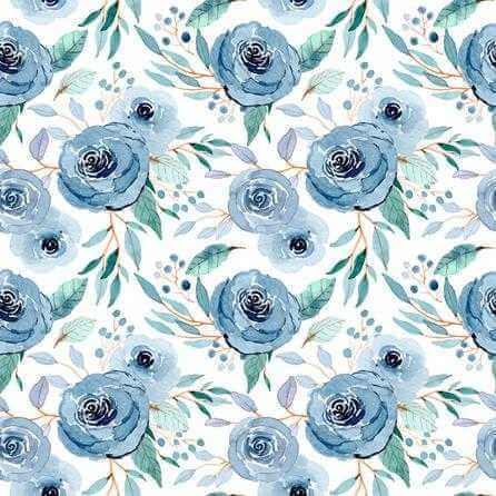 Papel de Parede Adesivo Flores Rosas N759 - Papel na Parede
