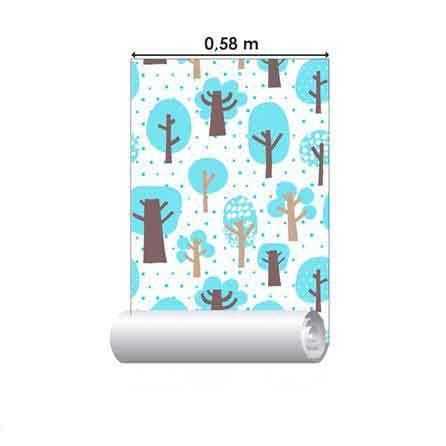 Papel de Parede Adesivo Floresta Infantil N13256 - Papel na Parede