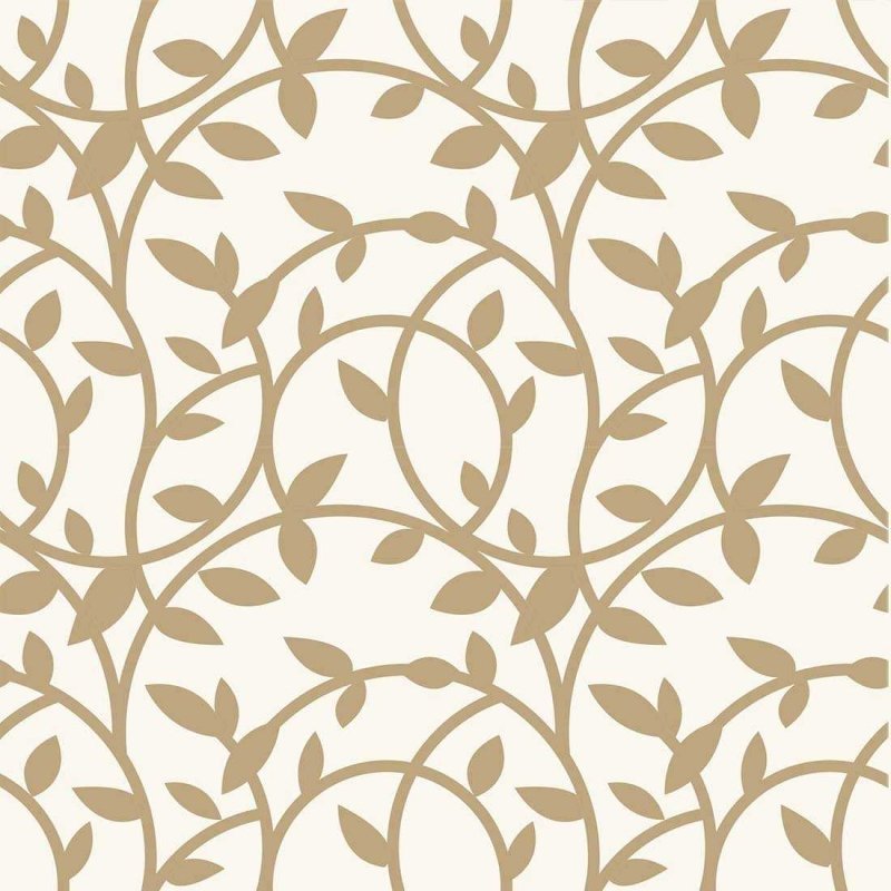 Papel de Parede Adesivo Folha Arabesco N02041 - Papel na Parede