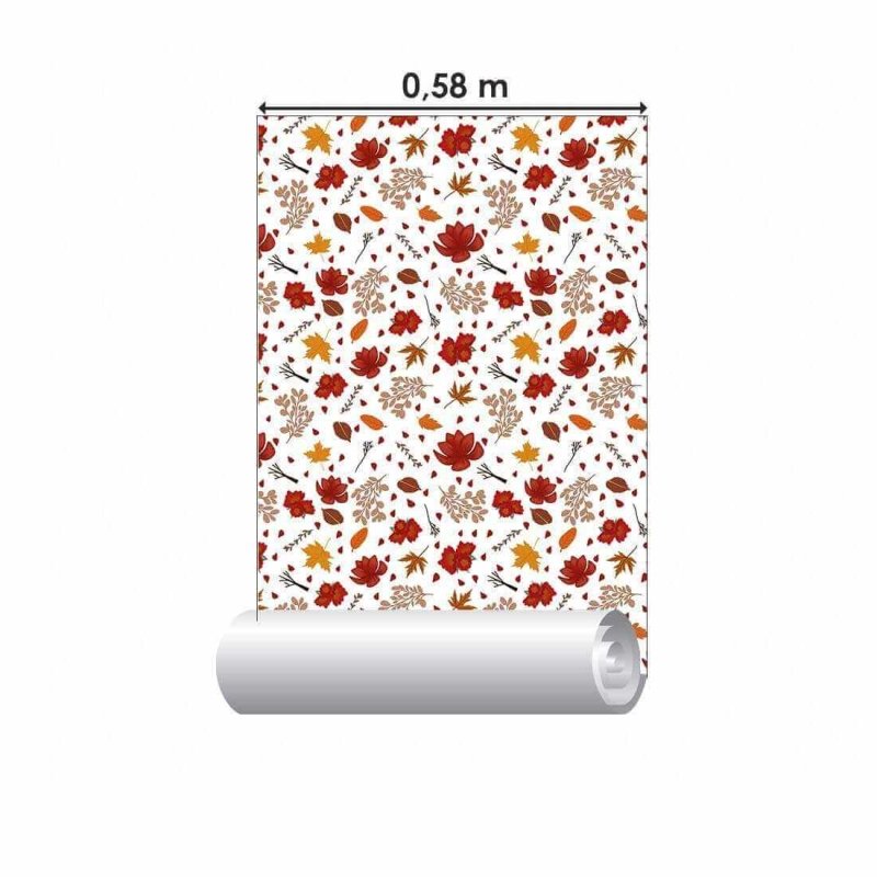 Papel de Parede Adesivo Folha Floral N02102 - Papel na Parede