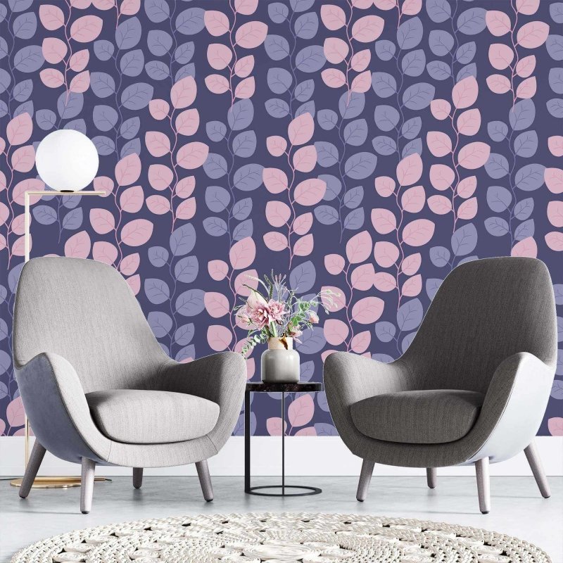 Papel de Parede Adesivo Folha N02105 - Papel na Parede