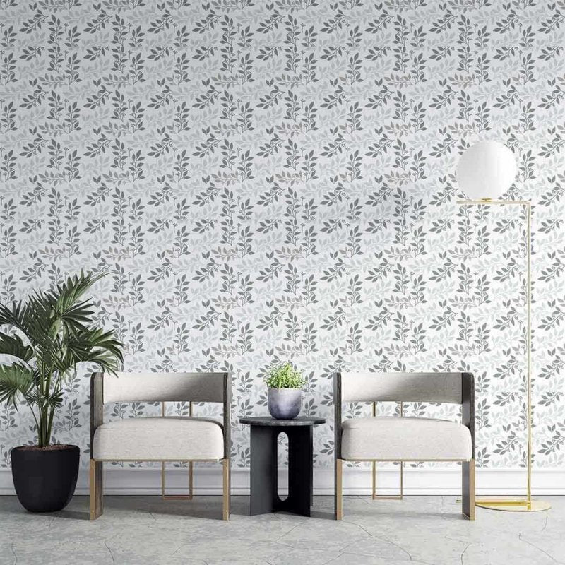 Papel de Parede Adesivo Folha N02153 - Papel na Parede