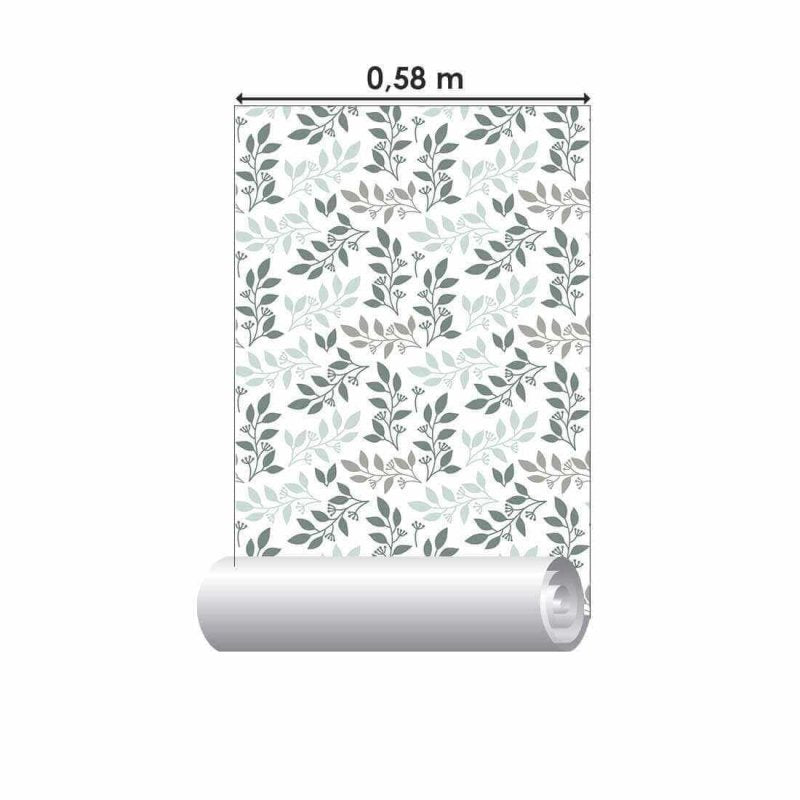 Papel de Parede Adesivo Folha N02153 - Papel na Parede