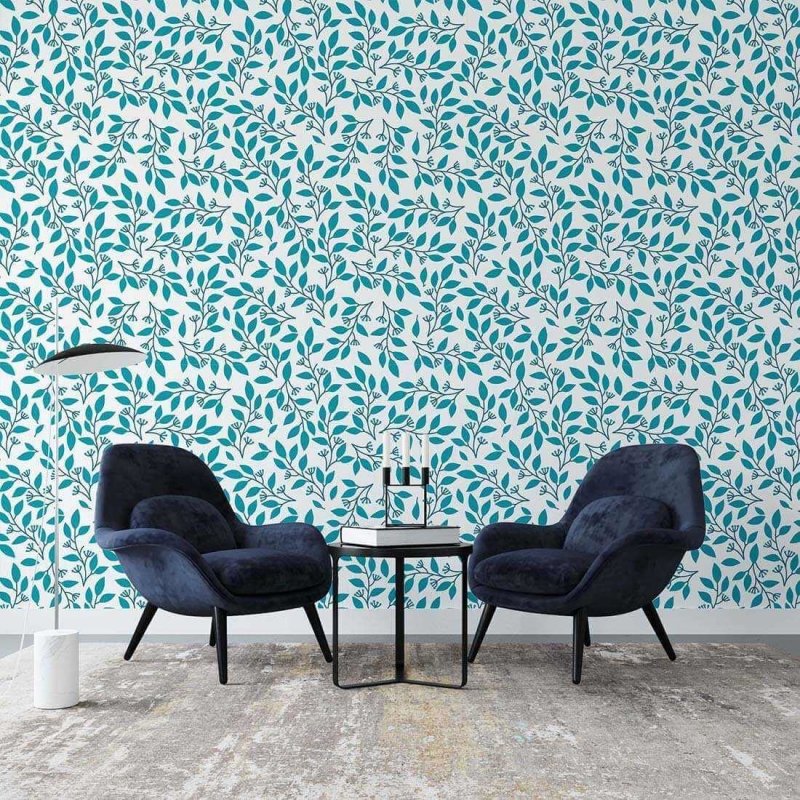 Papel de Parede Adesivo Folha N02172 - Papel na Parede