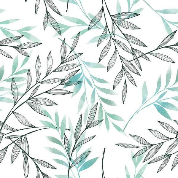 Papel de Parede Adesivo Folha N02174 - Papel na Parede
