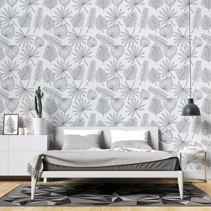 Papel de Parede Adesivo Folha N02181 - Papel na Parede