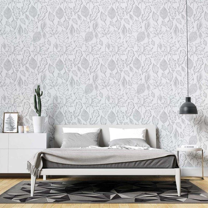 Papel de Parede Adesivo Folha N02211 - Papel na Parede