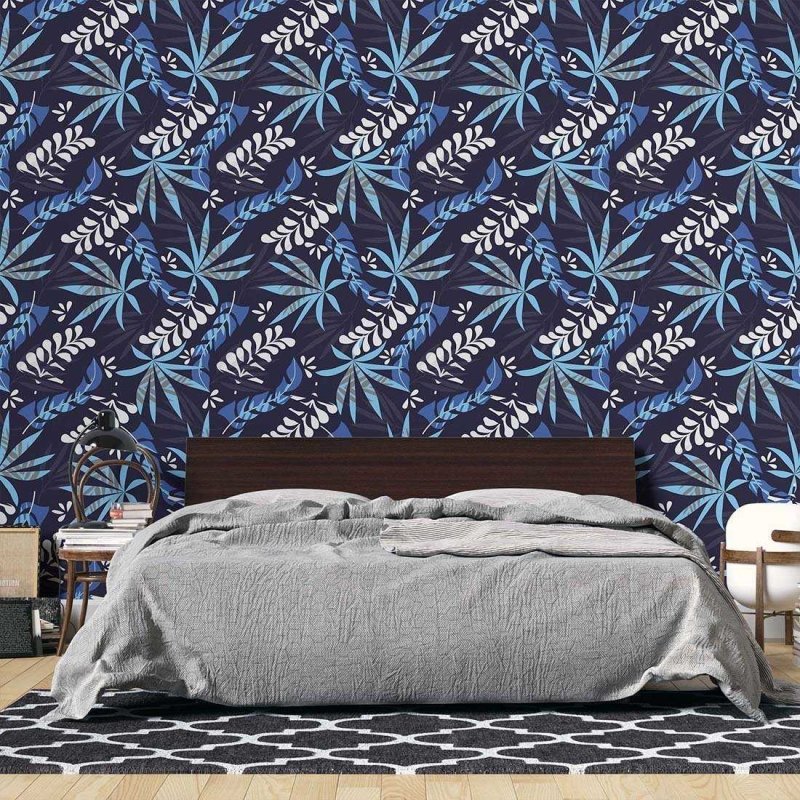 Papel de Parede Adesivo Folha N02220 - Papel na Parede