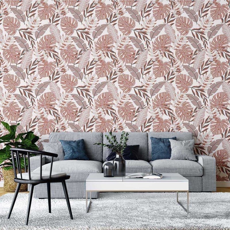 Papel de Parede Adesivo Folha N02251 - Papel na Parede