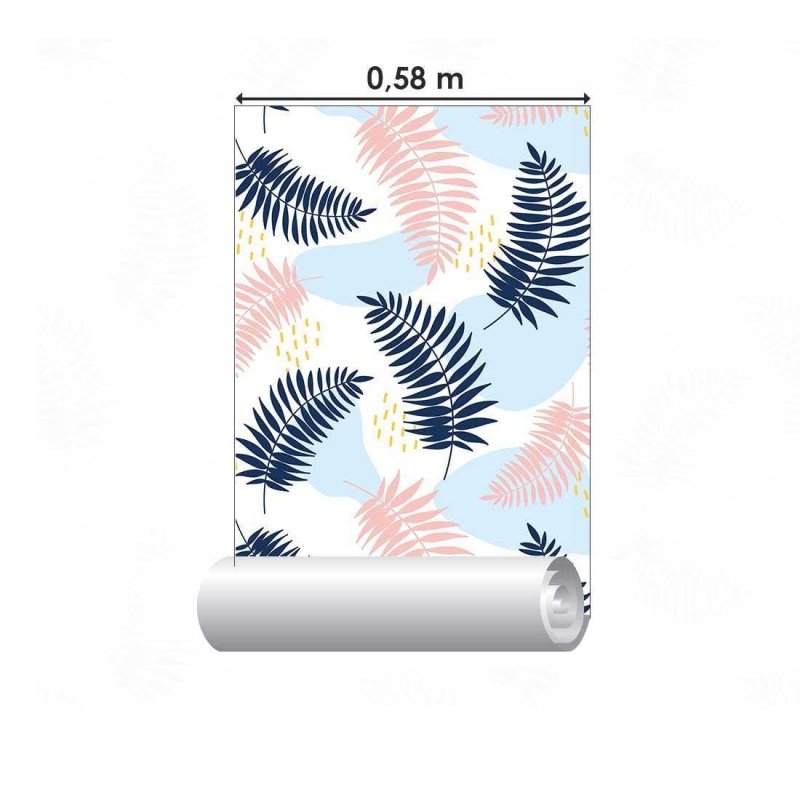 Papel de Parede Adesivo Folha N02274 - Papel na Parede