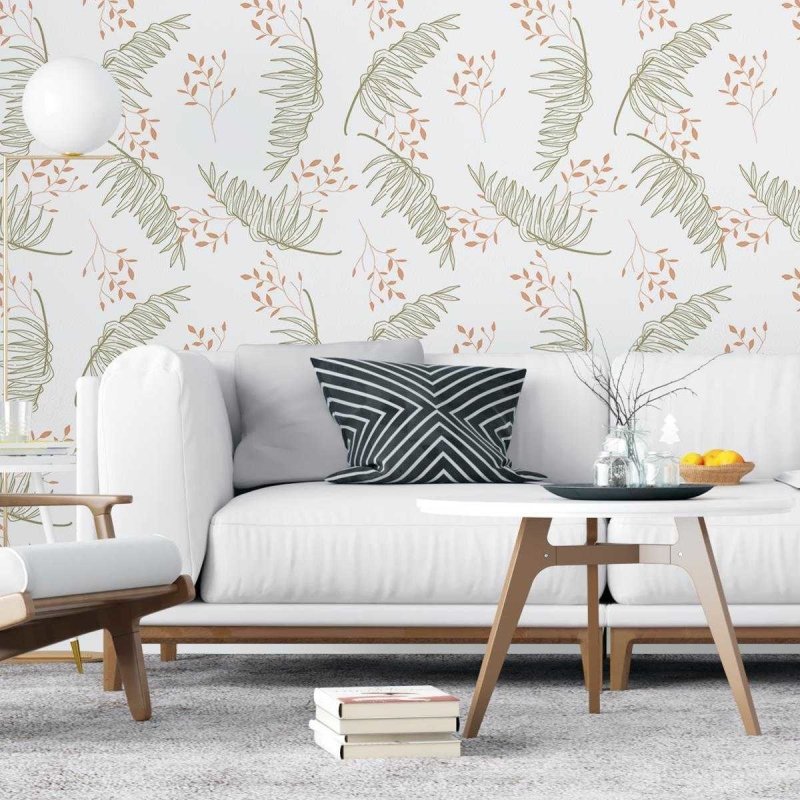 Papel de Parede Adesivo Folhagem Tropical N04229 - Papel na Parede