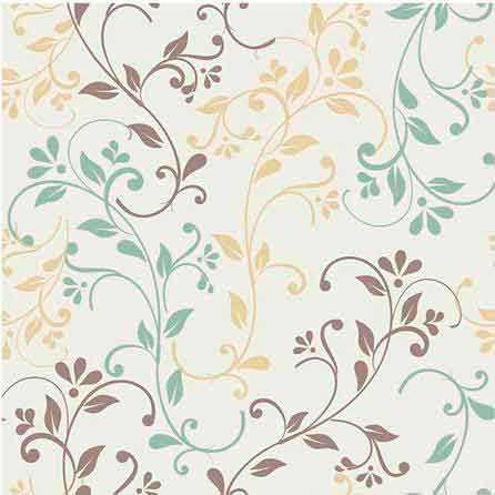 Papel de Parede Adesivo Folhas 0174 - Papel na Parede