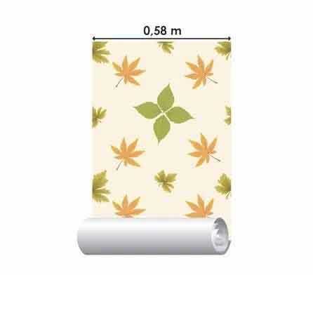Papel de Parede Adesivo Folhas 1261 - Papel na Parede