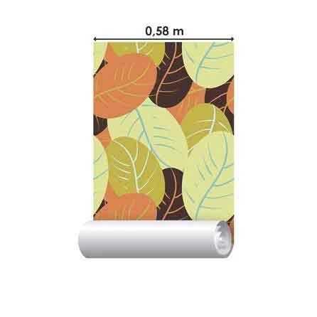 Papel de Parede Adesivo Folhas 1265 - Papel na Parede