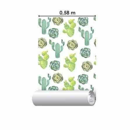 Papel de Parede Adesivo Folhas Caquito Naturaza Jovem 64685 - Papel na Parede