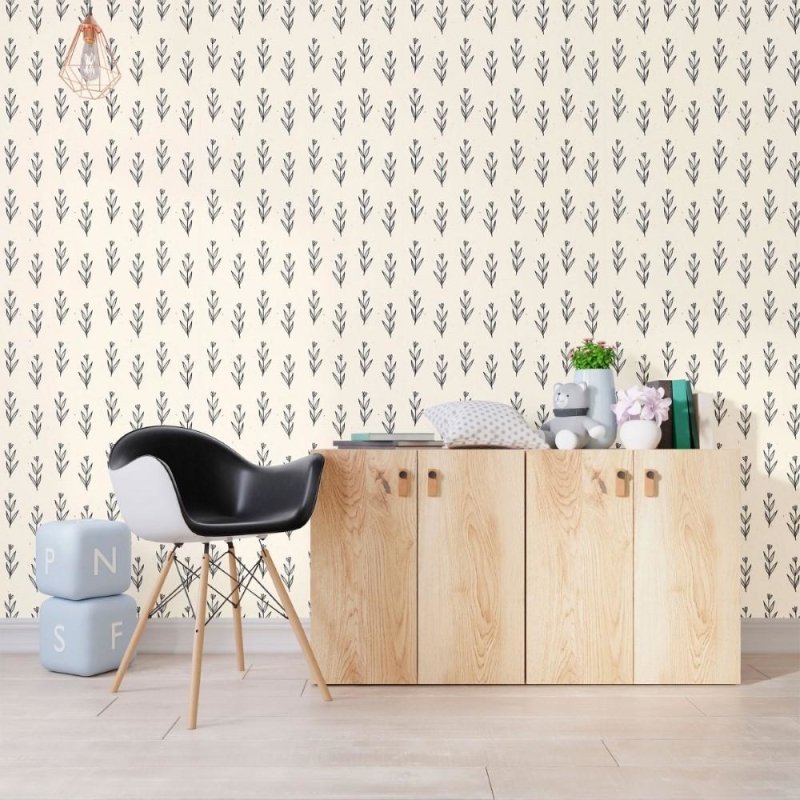 Papel de Parede Adesivo Folhas e Flores N012094 - Papel na Parede