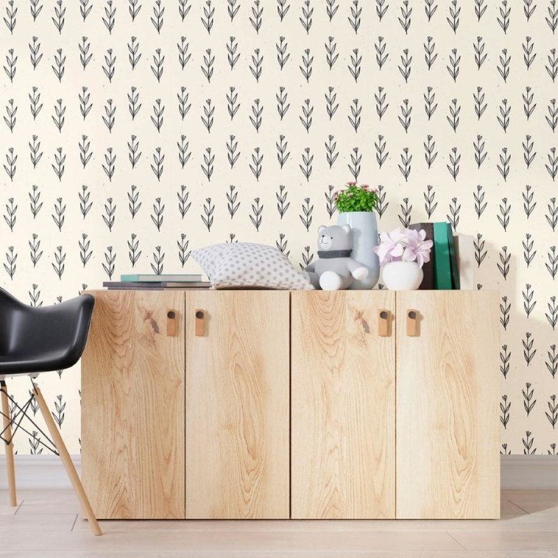 Papel de Parede Adesivo Folhas e Flores N012094 - Papel na Parede
