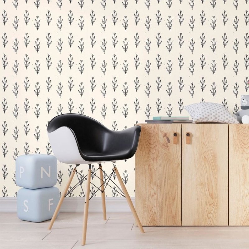 Papel de Parede Adesivo Folhas e Flores N012094 - Papel na Parede
