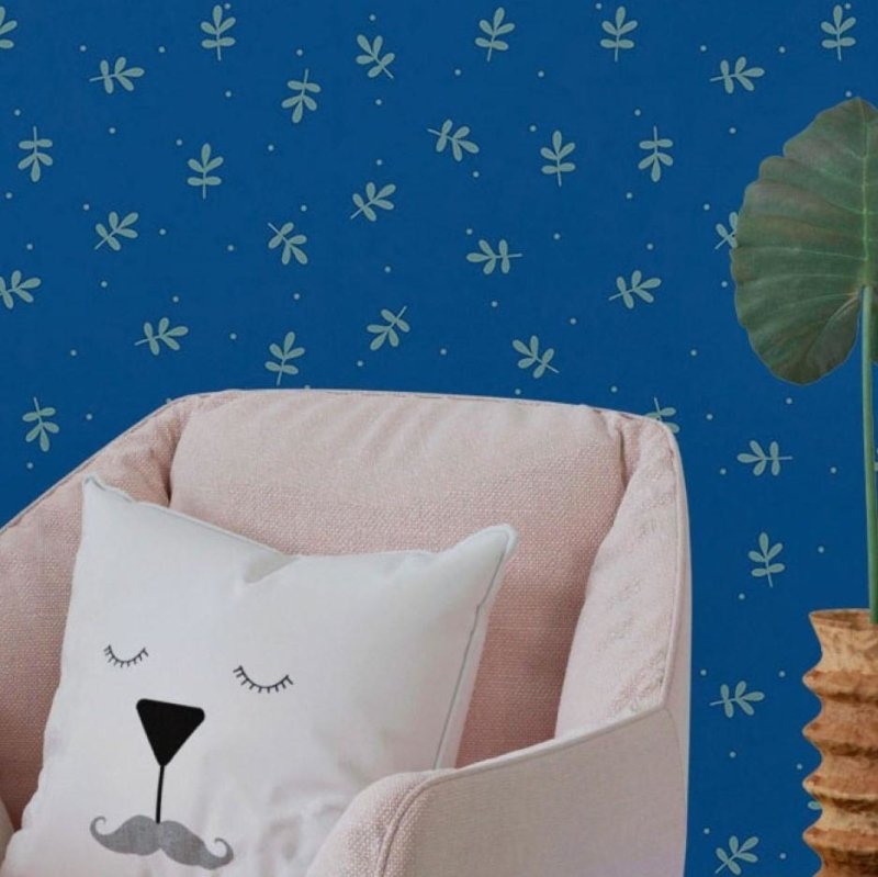 Papel de Parede Adesivo Folhas Minimalistas N017022 - Papel na Parede