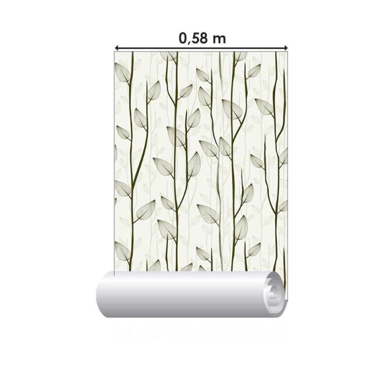 Papel de Parede Adesivo Folhas N011057 - Papel na Parede