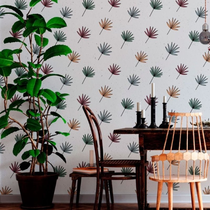 Papel de Parede Adesivo Folhas N012090 - Papel na Parede