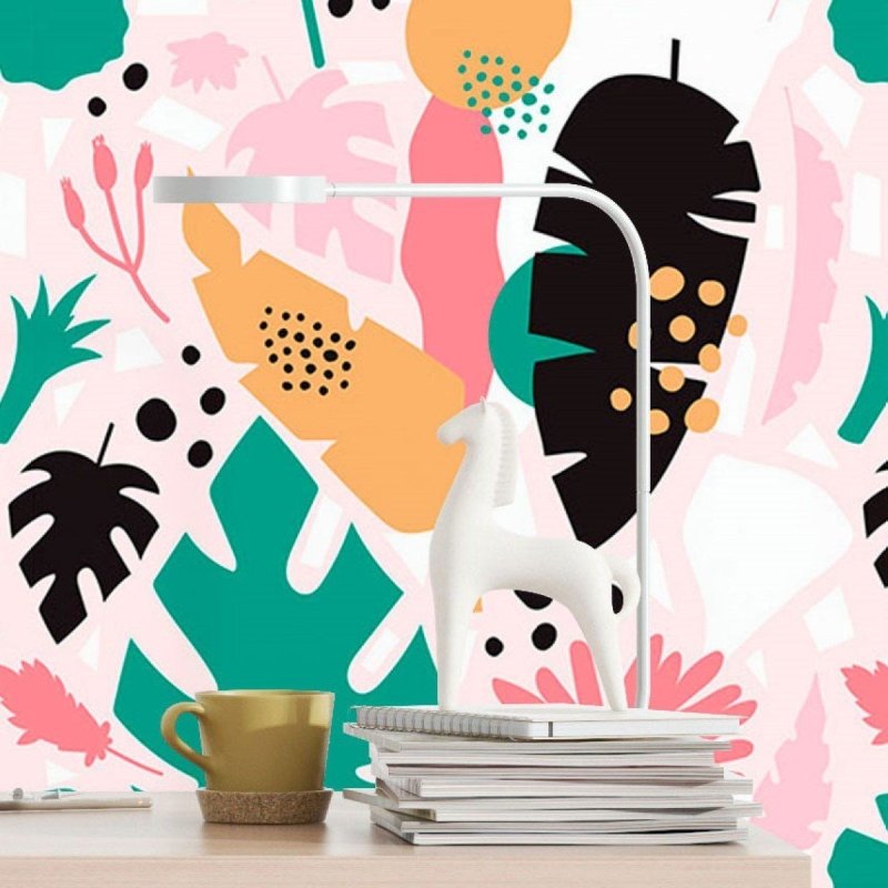 Papel de Parede Adesivo Folhas N016036 - Papel na Parede