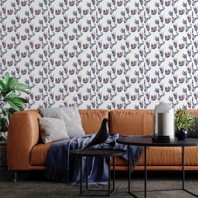 Papel de Parede Adesivo Folhas N103962 - Papel na Parede