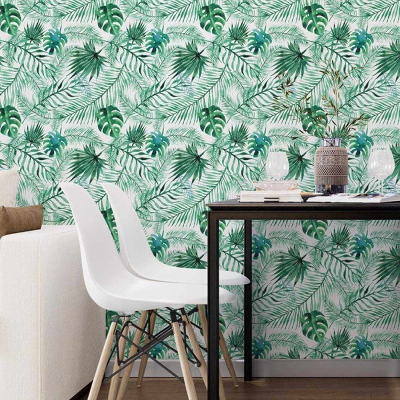 Papel de Parede Adesivo Folhas N112738 - Papel na Parede