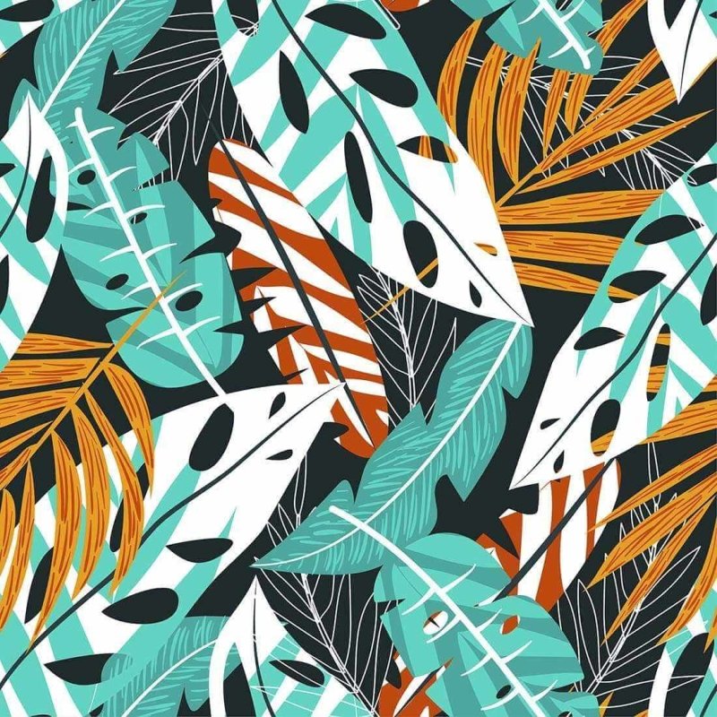Papel de Parede Adesivo Folhas N20527 - Papel na Parede