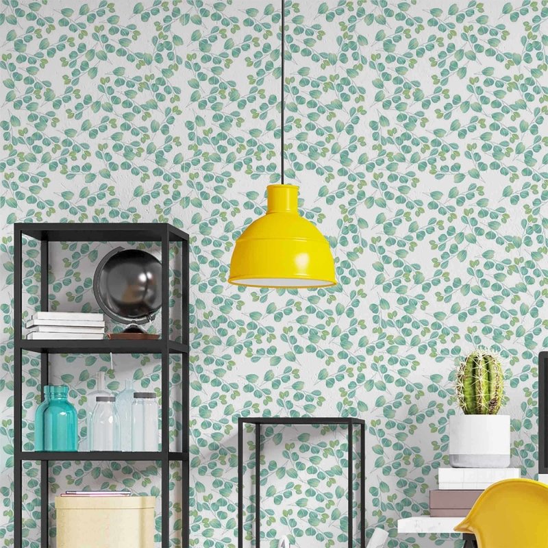 Papel de Parede Adesivo Folhas N2078 - Papel na Parede