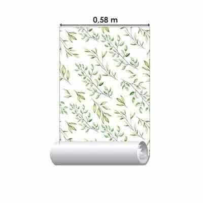 Papel de Parede Adesivo Folhas N269 - Papel na Parede