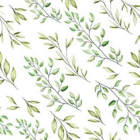Papel de Parede Adesivo Folhas N269 - Papel na Parede