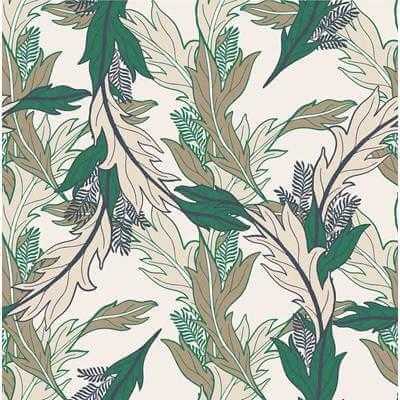 Papel de Parede Adesivo Folhas N283A - Papel na Parede