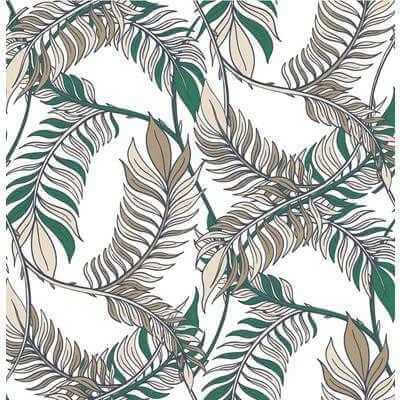Papel de Parede Adesivo Folhas N283C - Papel na Parede