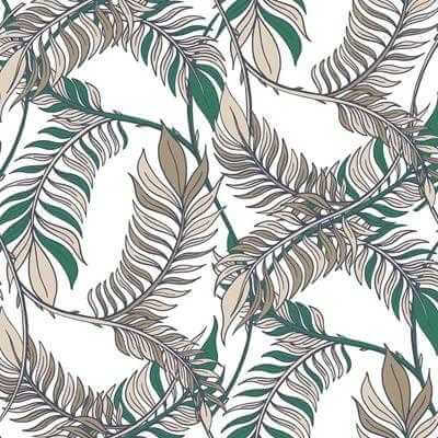Papel de Parede Adesivo Folhas N2863C - Papel na Parede