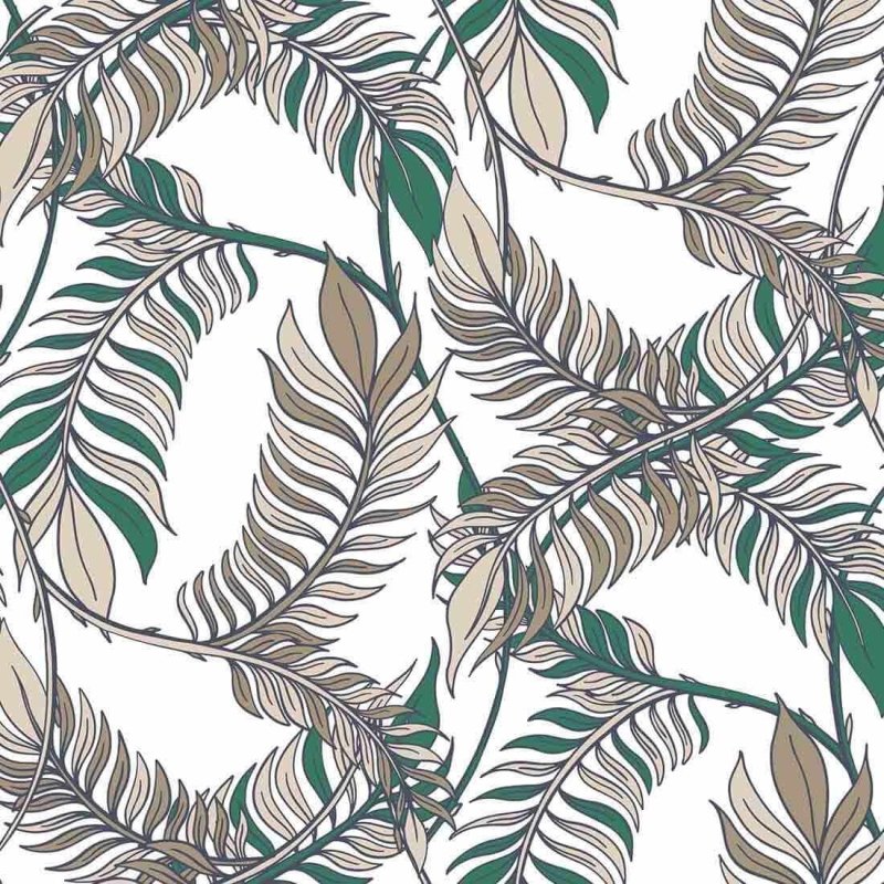 Papel de Parede Adesivo Folhas N2863C - Papel na Parede